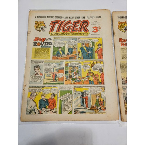 9035 - Tiger Comics (1954-56) - a broken run of the mid 20th Century Tiger comics of the first 100 issues, ... 