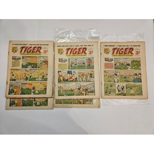 9035 - Tiger Comics (1954-56) - a broken run of the mid 20th Century Tiger comics of the first 100 issues, ... 