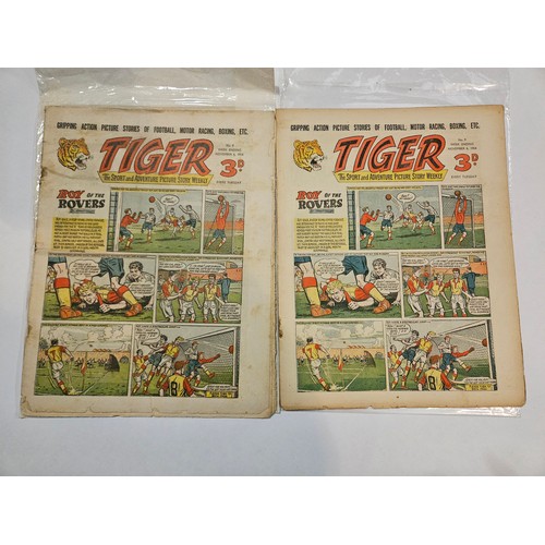 9035 - Tiger Comics (1954-56) - a broken run of the mid 20th Century Tiger comics of the first 100 issues, ... 