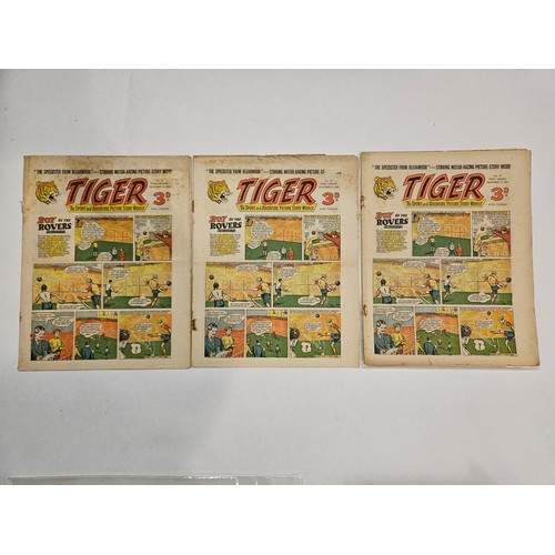 9035 - Tiger Comics (1954-56) - a broken run of the mid 20th Century Tiger comics of the first 100 issues, ... 