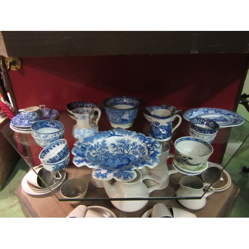 4005 - A selection of blue and white ceramics including Spode Blue Italian