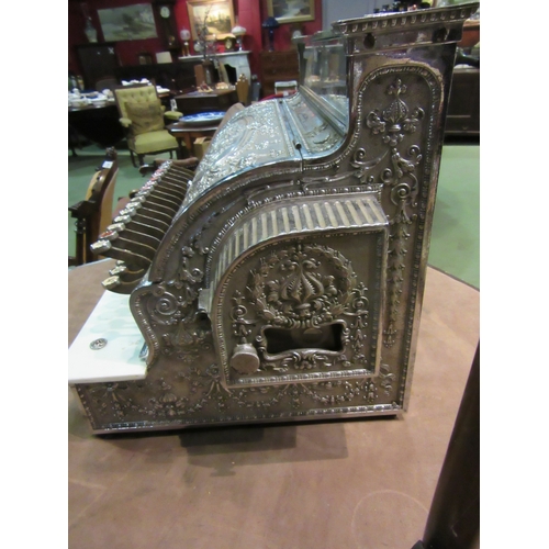 4007 - NCR (National Cash Register) model 41, serial No. 365736, manufactured in 1903. Nickel plated case, ... 