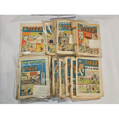 9038 - A box of mid 20th Century 'Tiger' Comics (Tiger and Comet) (1959-65) to include issues after Tigers ... 