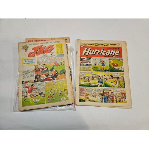 9039 - A box of mid to late 20th Century 'Tiger and Hurricane' Comics with issues ranging from 22nd May 196... 