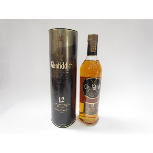 8073 - Glenfiddich Caoran Reserve 12 Year Old Single Malt Scotch Whisky, Speyside, 70cl, in tube