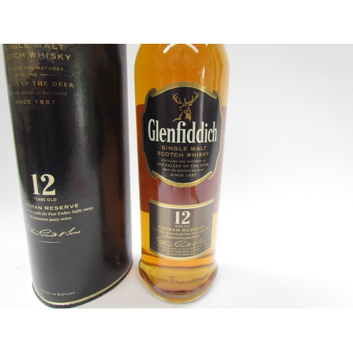 8073 - Glenfiddich Caoran Reserve 12 Year Old Single Malt Scotch Whisky, Speyside, 70cl, in tube