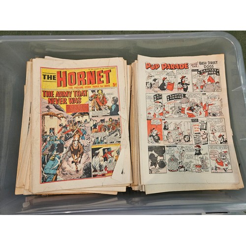 9041 - A quantity of 1960s comics including Beano, Dandy, Hornet, The Victor, Rover, etc.