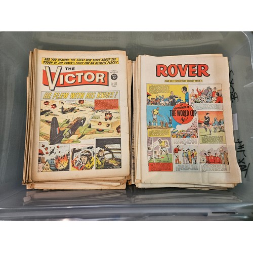 9041 - A quantity of 1960s comics including Beano, Dandy, Hornet, The Victor, Rover, etc.