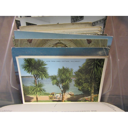 4272 - A collection of postcards together with two albums of postcards of Germany, Berlin scenes of post-wa... 