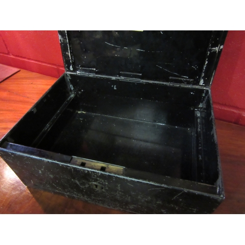 4278 - A Pilot deed box/cash box with key