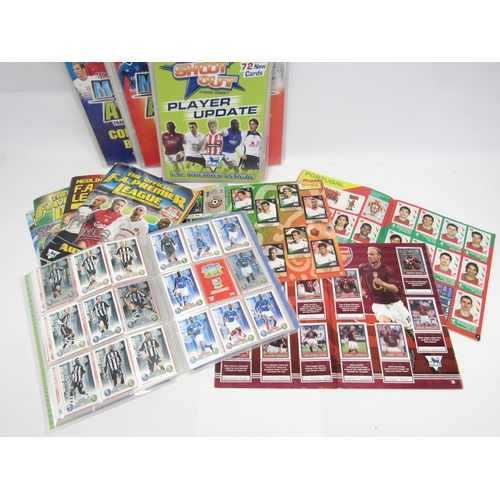 9067 - Seven complete Merlin and Panini football sticker albums to include Premier League 2002, 2003, 2004 ... 