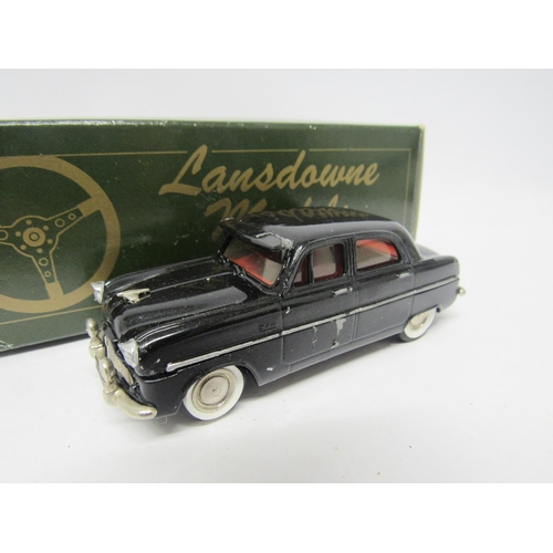 9464 - Two boxed Lansdowne Models (Brooklin) code 3 LD7 1954 Ford Zephyr Zodiac diecast model cars, one in ... 