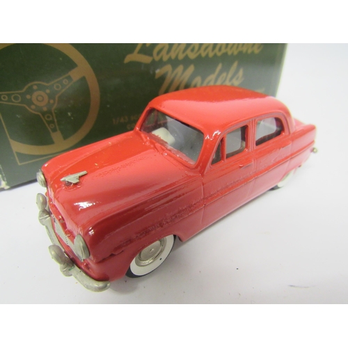 9454 - Two boxed Lansdowne Models (Brooklin) code 3 LD7 1954 Ford Zephyr Zodiac diecast model cars, one in ... 