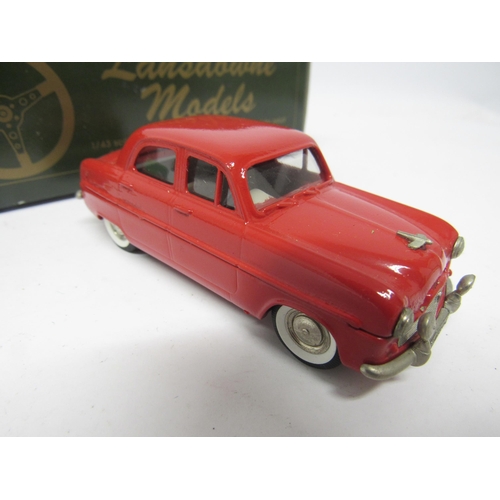 9454 - Two boxed Lansdowne Models (Brooklin) code 3 LD7 1954 Ford Zephyr Zodiac diecast model cars, one in ... 