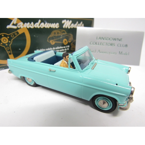 9452 - A boxed Lansdowne Models (Brooklin) LDM23X diecast 1962 Ford Consul Mk II Convertible, Lansdowne Col... 