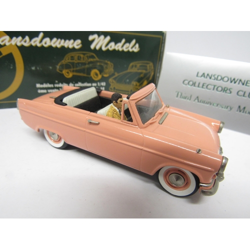 9455 - A boxed Lansdowne Models (Brooklin) LDM23X diecast 1962 Ford Consul Mk II Convertible, Lansdowne Col... 