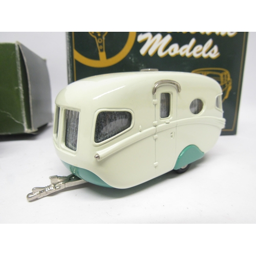 9471 - Two boxed Lansdowne Models (Brooklin) diecast model 1956 Willerby Vogue Caravans, comprising LDM17 i... 