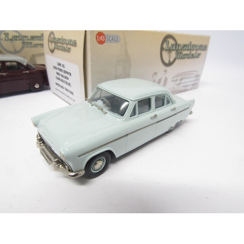 9461 - Two boxed Lansdowne Models (Brooklin) diecast model cars to include LDM57 1960 Ford Consul Mk II in ... 