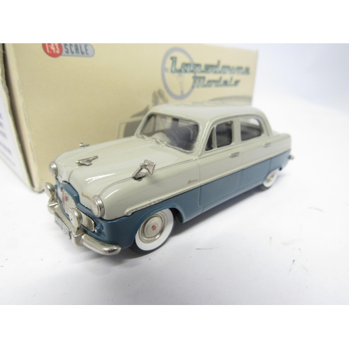 9449 - Three boxed Lansdowne Models (Brooklin) diecast model cars, to include LDM23A 1962 Ford Consul Conve... 