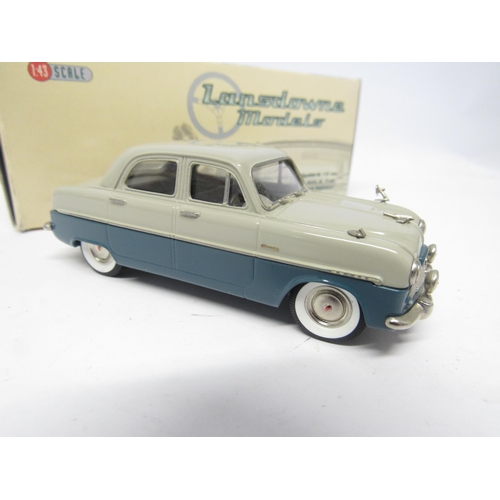 9449 - Three boxed Lansdowne Models (Brooklin) diecast model cars, to include LDM23A 1962 Ford Consul Conve... 