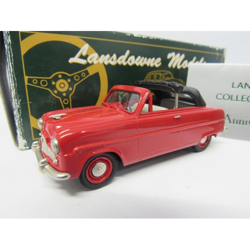 9462 - Two boxed Lansdowne Models (Brooklin) LDM7B 1956 Ford Zephyr Six Convertible-De-Ville diecast cars, ... 