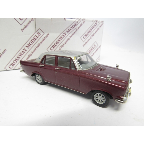 9458 - Two boxed Crossway Models limited edition diecast model cars to include CM09 Ford Zephyr 6 Mk 3 Salo... 