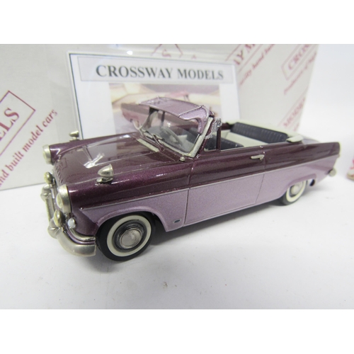 9445 - Two boxed Crossway Models limited edition diecast model cars to include CC04 Ford Consul Convertible... 