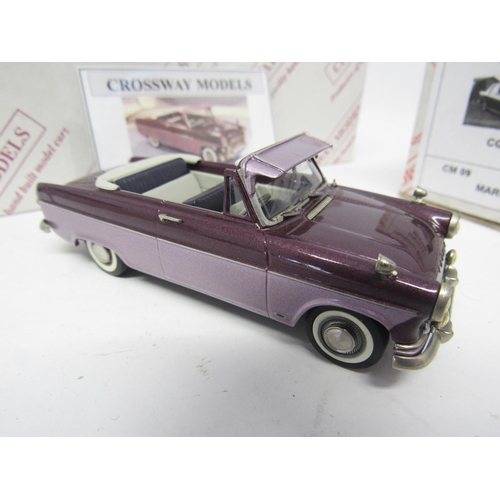 9445 - Two boxed Crossway Models limited edition diecast model cars to include CC04 Ford Consul Convertible... 