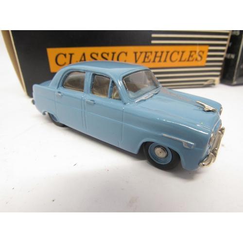 9450 - Three boxed Gems & Cobwebs 1:43 scale diecast model cars, comprising GC18W 1950 Ford Zephyr Converti... 