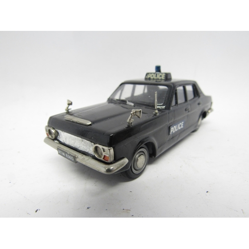 9485 - A Minicar 43 (Pathfinder) diecast Ford Zephyr Mk IV police car in black, possibly code 3, with assoc... 