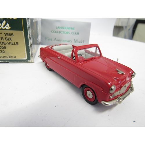 9486 - Two boxed Lansdowne Models (Brooklin) LDM7B 1956 Ford Zephyr Six Convertible-De-Ville diecast model ... 