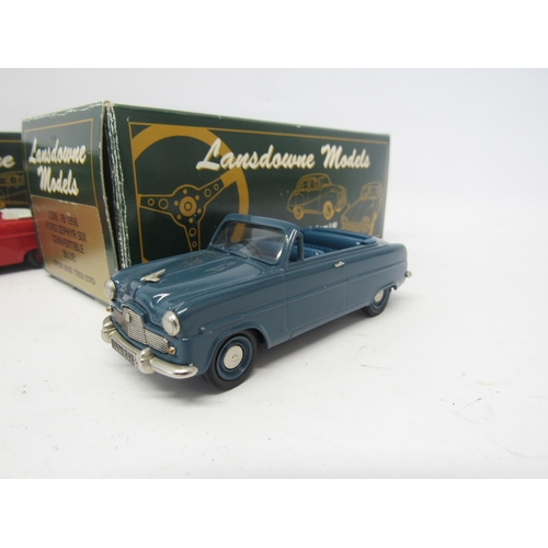 9481 - Two boxed Lansdowne Models (Brooklin) diecast model cars to include LDM23 1962 Ford Consul Convertib... 