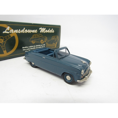 9481 - Two boxed Lansdowne Models (Brooklin) diecast model cars to include LDM23 1962 Ford Consul Convertib... 