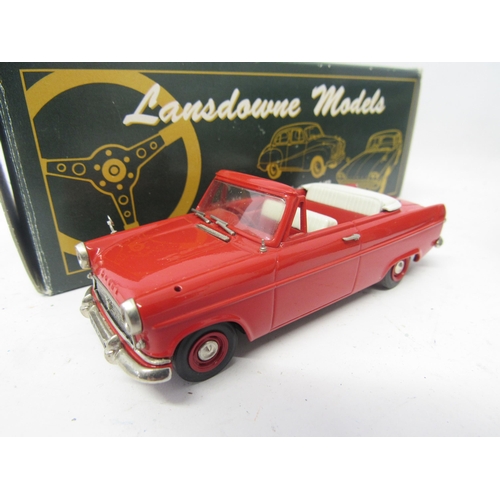 9481 - Two boxed Lansdowne Models (Brooklin) diecast model cars to include LDM23 1962 Ford Consul Convertib... 