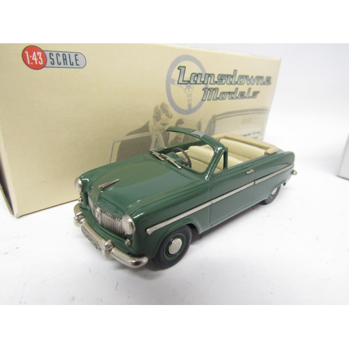 9474 - Two boxed Lansdowne Models (Brooklin) diecast model cars to include LDM92 1956 Ford Zephyr Mk II Sal... 