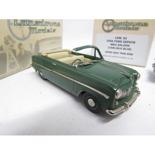 9474 - Two boxed Lansdowne Models (Brooklin) diecast model cars to include LDM92 1956 Ford Zephyr Mk II Sal... 