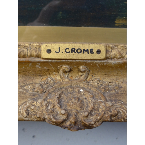 6012 - After John Crome (1768-1821) A 19th Century oil on canvas from Crome's 'St Martins Gate, Norwich'. S... 