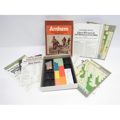 9006 - Six boxed Avalon Hill wargames strategic military bookcase board games to include Luftwaffe: The Gam... 