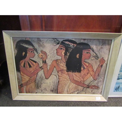 1070 - Two modern prints, Egyptian figures and 