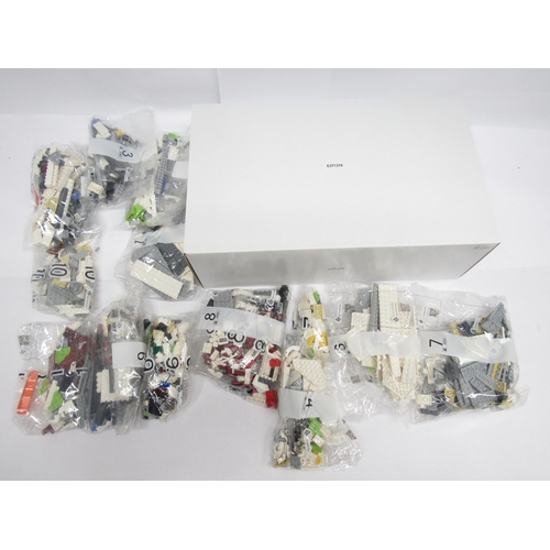 9123 - A Lego Star Wars Republic Gunship, No.75309, in original box, only partly made, some bags still seal... 