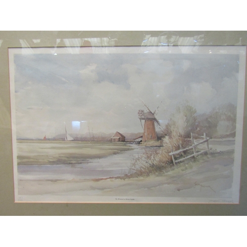 1574 - A limited edition print 'The Windmill at Horsey Staithe' 157/500 pencil signed by artist 36cm x 55cm... 