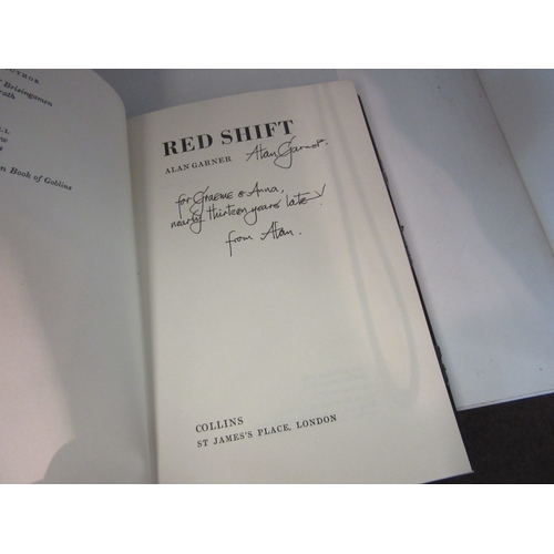 1458 - Alan Garner: 'Red Shift', 1973, 1st edition, signed presentation copy from the author 