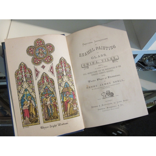 1500 - Henry James Snell: 'Practical Instructions in Enamel Painting on Glass, China, Tiles, etc.', London,... 