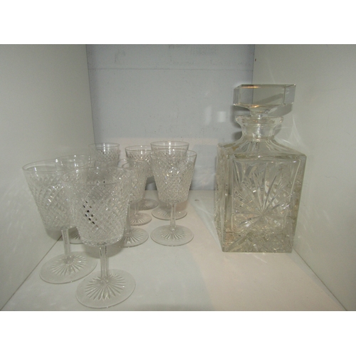 1457 - A large collection of Karl Neubert crystal drinking glasses and decanters with original receipts fro... 