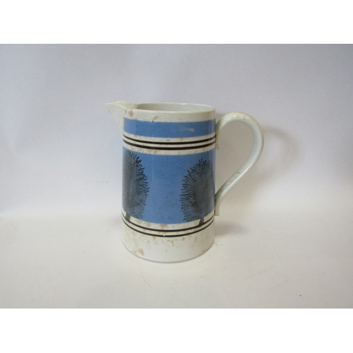 1484 - A Mocha Ware jug (a/f) and similar jugs and mugs, some a/f (7)