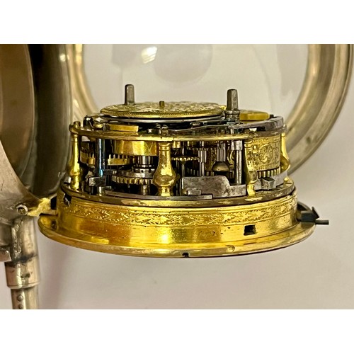 5154 - SIGNED BEAUVAIS: A late 18th/early 19th Century silver double hinge repeating pocket watch, enamelle... 