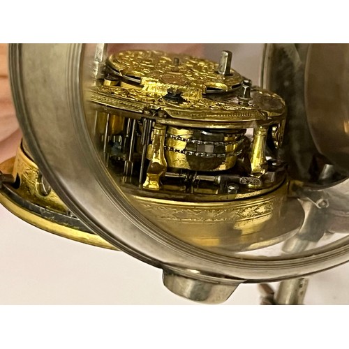 5154 - SIGNED BEAUVAIS: A late 18th/early 19th Century silver double hinge repeating pocket watch, enamelle... 