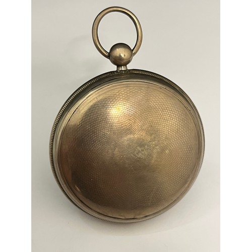 5149 - ESQUISILLON DECHOUDERS: An early 19th Century silver pair cased French pocket watch, enamelled twin ... 