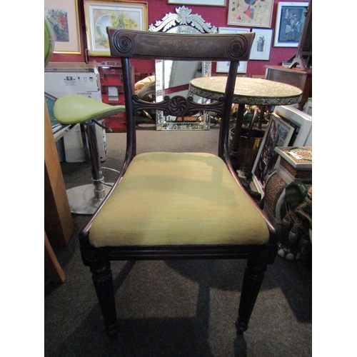 1097 - A harlequin set of six Georgian dining chairs