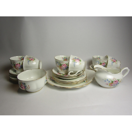 4496 - A Royal Albert 'English Bouquet' part tea set